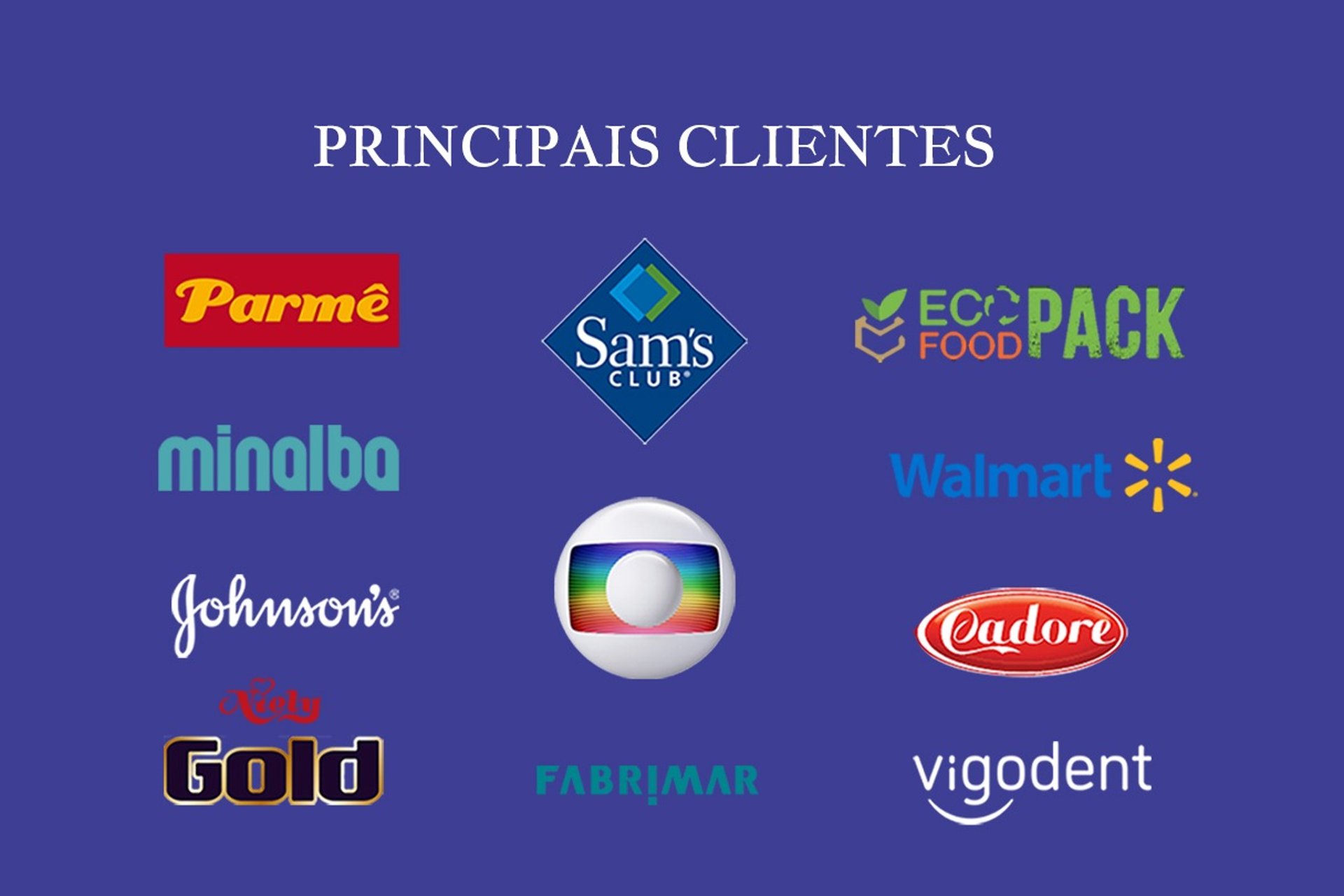 Principais clientes da Plastianna
